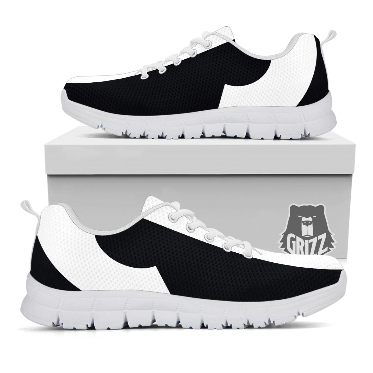 Aries Sign White And Black Print White Sneaker-grizzshop