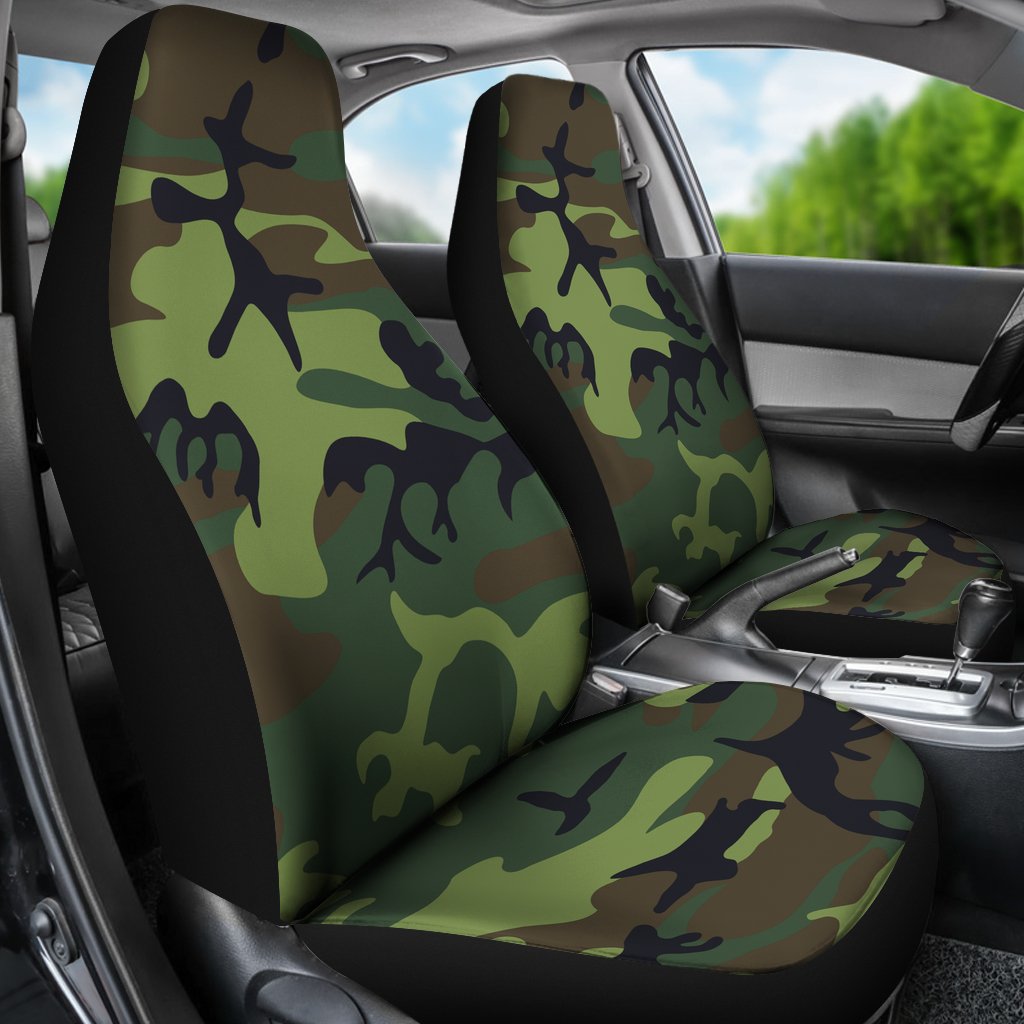 Army Camo Universal Fit Car Seat Covers-grizzshop