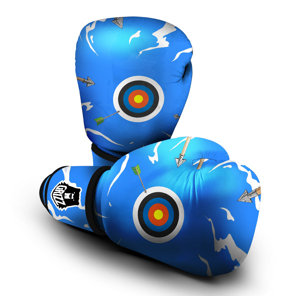 Arrows Are Casting At The Target Print Boxing Gloves-grizzshop