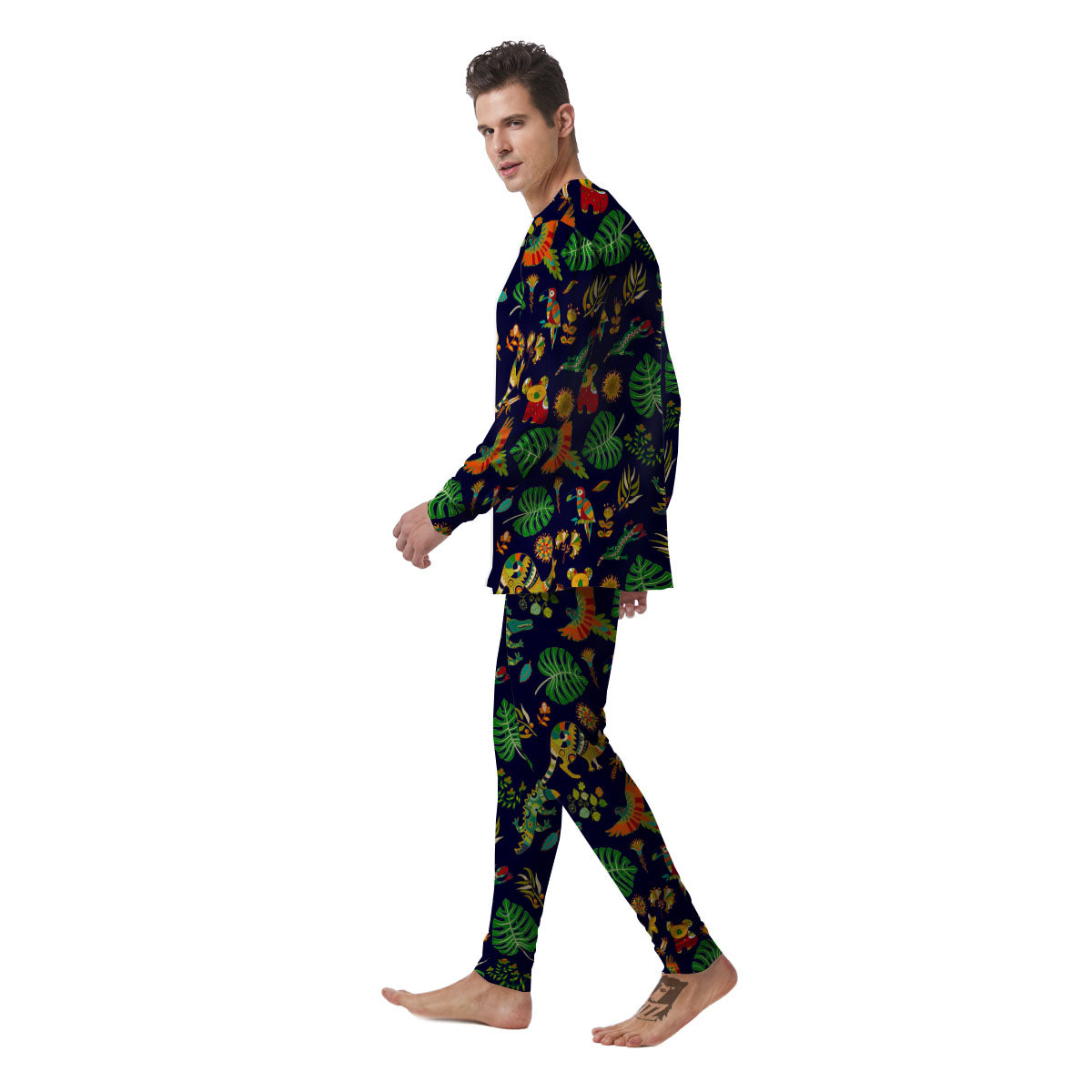 Art Australian Aboriginal Print Men's Pajamas-grizzshop