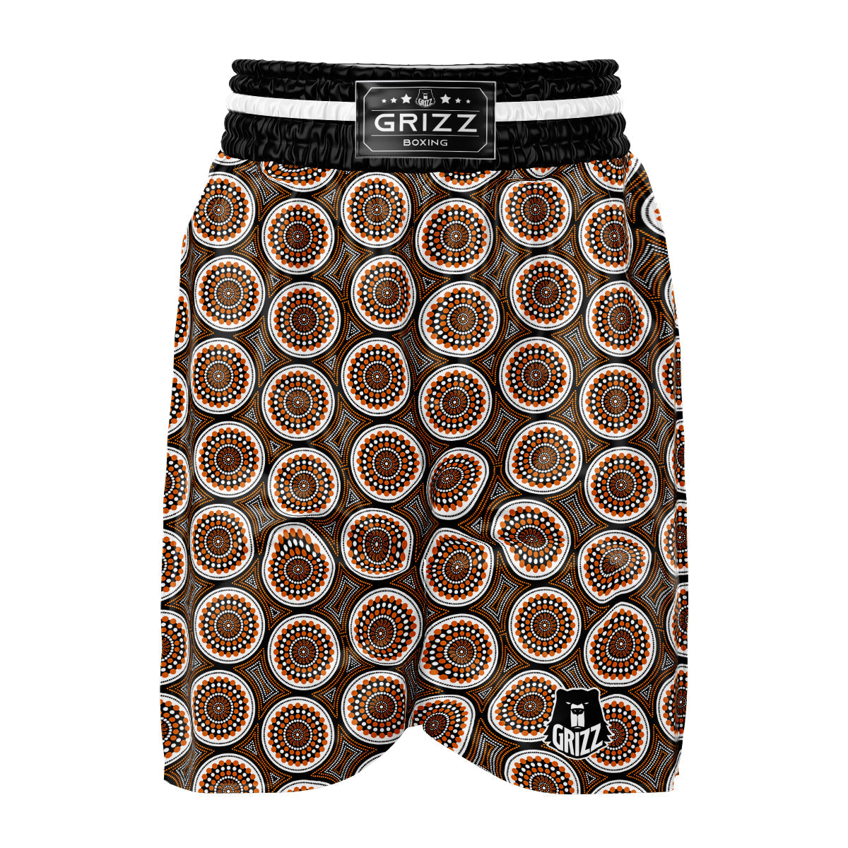 Art Dot Aboriginal Print Pattern Boxing Shorts-grizzshop