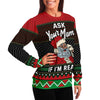 Ask Your Mom If I'm Real Santa Ugly Christmas Sweater-grizzshop