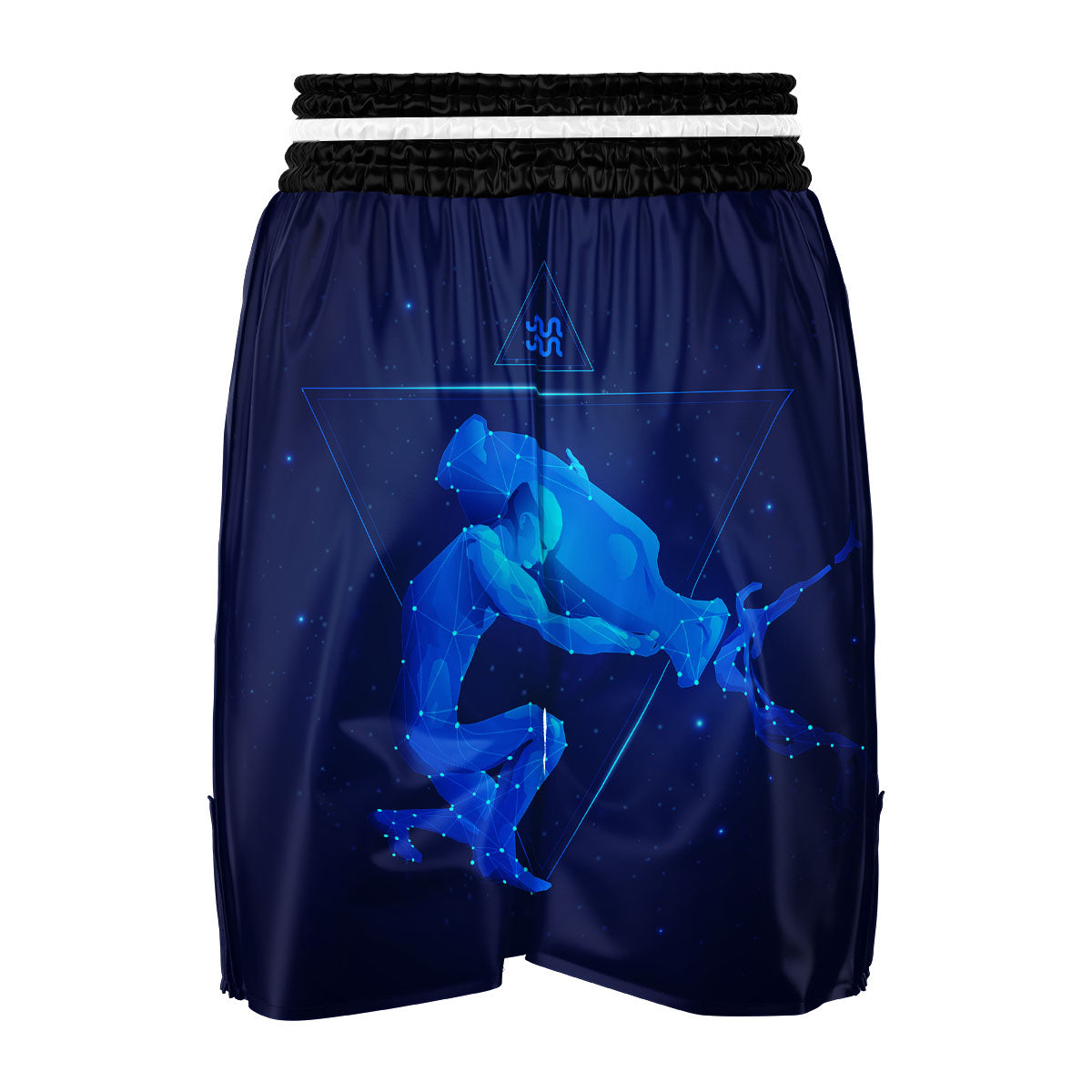 Astrological And Aquarius Signs Print Boxing Shorts-grizzshop