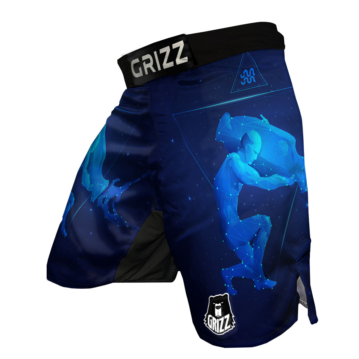 Astrological And Aquarius Signs Print MMA Shorts-grizzshop