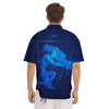 Astrological And Aquarius Signs Print Men's Short Sleeve Shirts-grizzshop