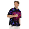 Astrological And Aries Signs Print Men's Short Sleeve Shirts-grizzshop