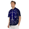 Astrological Libra Signs Libra Print Men's Short Sleeve Shirts-grizzshop