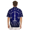 Astrological Libra Signs Libra Print Men's Short Sleeve Shirts-grizzshop