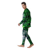 Astronaut And Alien Sci Fi Print Men's Pajamas-grizzshop