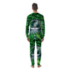 Astronaut And Alien Sci Fi Print Men's Pajamas-grizzshop