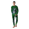 Astronaut And Alien Sci Fi Print Men's Pajamas-grizzshop