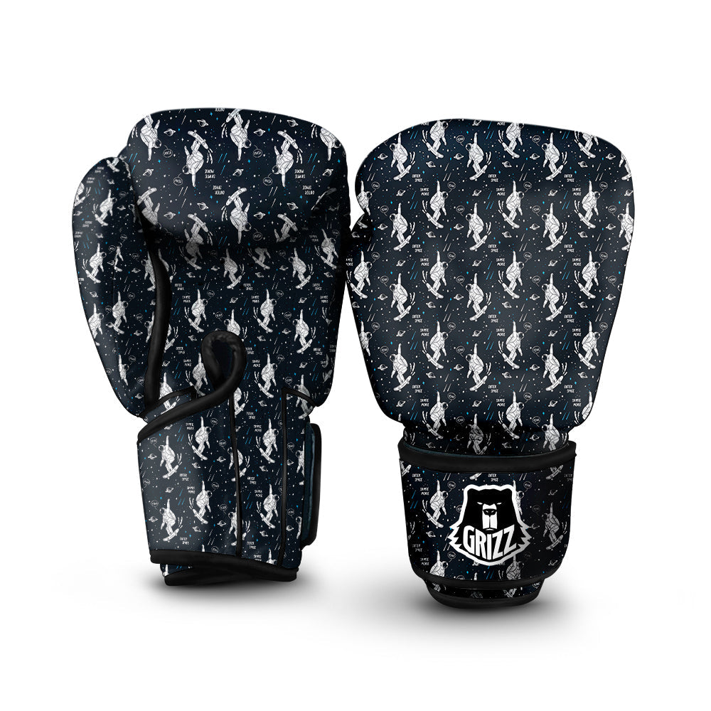 Astronaut Cute Print Pattern Boxing Gloves-grizzshop
