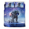 Astronaut Galaxy Space Print Duvet Cover Bedding Set-grizzshop