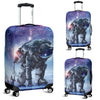 Astronaut Galaxy Space Print Luggage Cover Protector-grizzshop