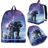 Astronaut Galaxy Space Print Premium Backpack-grizzshop