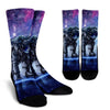 Astronaut Galaxy Space Print Unisex Crew Socks-grizzshop