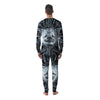 Astronaut In Machine Print Men's Pajamas-grizzshop