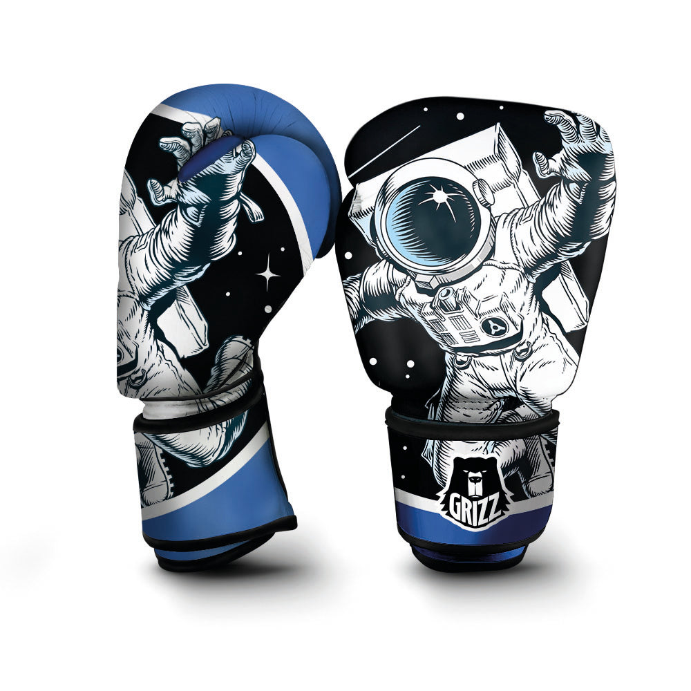 Astronaut In The Space Print Boxing Gloves-grizzshop