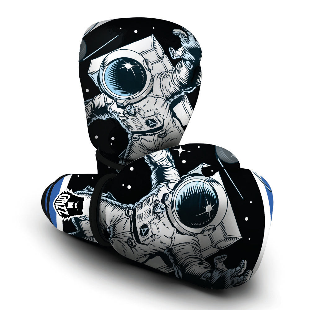 Astronaut In The Space Print Boxing Gloves-grizzshop