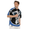 Astronaut In The Space Print Men's Short Sleeve Shirts-grizzshop