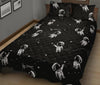 Astronaut Pattern Print Bed Set Quilt-grizzshop