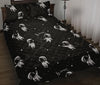 Astronaut Pattern Print Bed Set Quilt-grizzshop