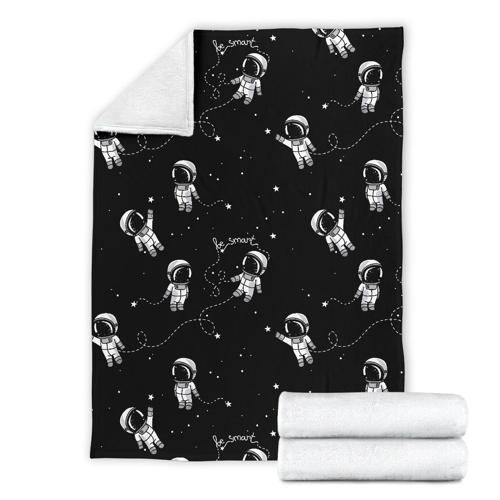 Astronaut Pattern Print Blanket-grizzshop