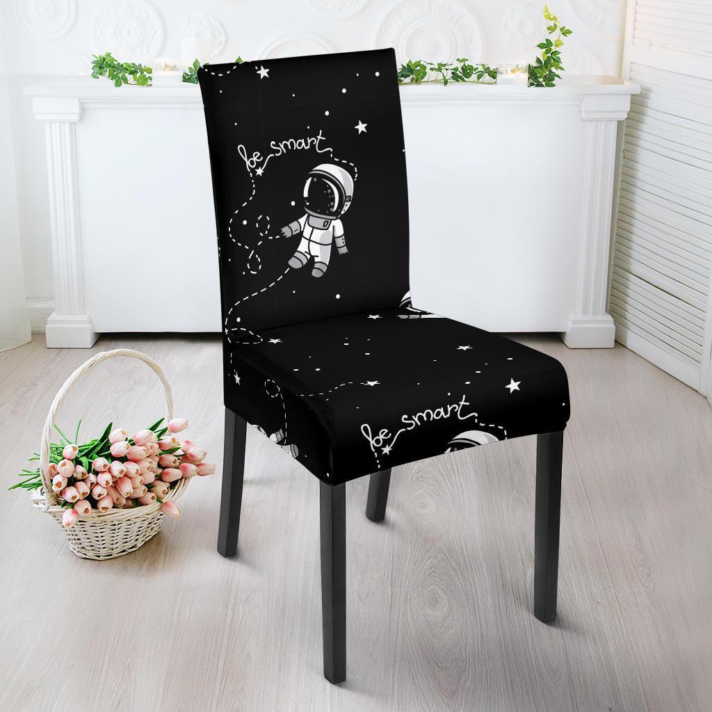 Astronaut Pattern Print Chair Cover-grizzshop