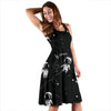 Astronaut Pattern Print Dress-grizzshop