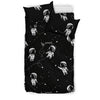 Astronaut Pattern Print Duvet Cover Bedding Set-grizzshop