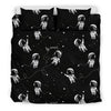 Astronaut Pattern Print Duvet Cover Bedding Set-grizzshop