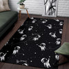 Astronaut Pattern Print Floor Mat-grizzshop