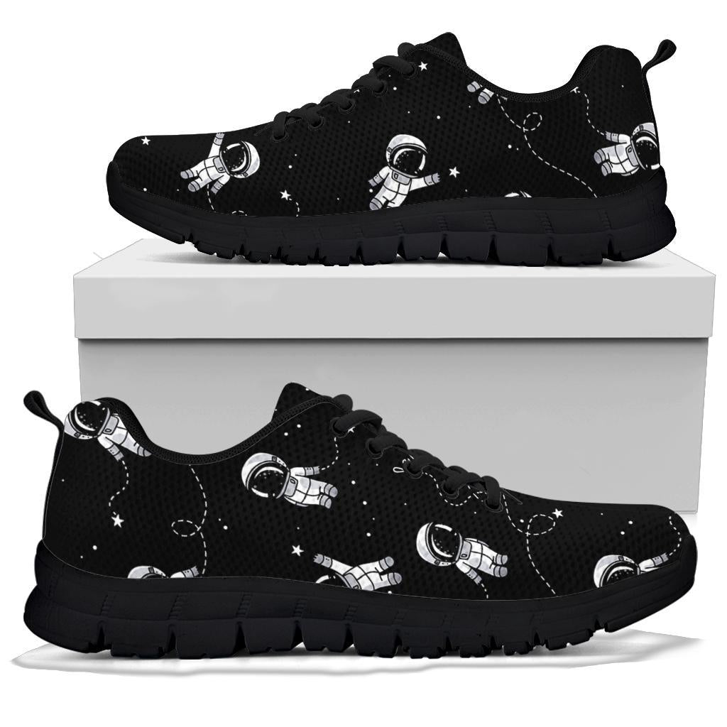 Astronaut Pattern Print Sneaker Shoes For Men Women-grizzshop