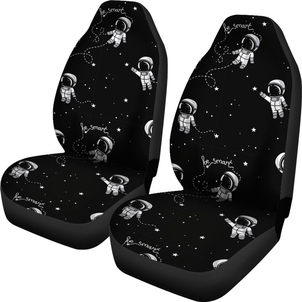 Astronaut Pattern Print Universal Fit Car Seat Covers-grizzshop