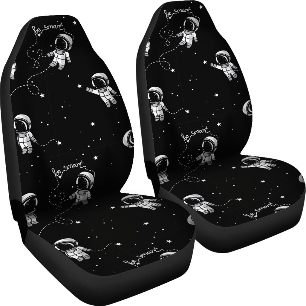 Astronaut Pattern Print Universal Fit Car Seat Covers-grizzshop