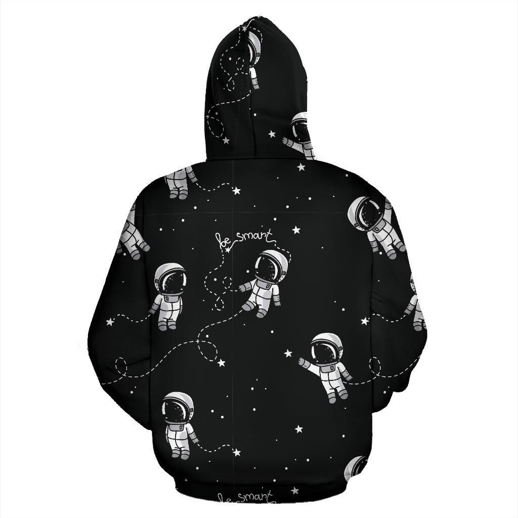 Astronaut Pattern Print Women Men Pullover Hoodie-grizzshop