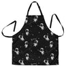 Astronaut Pattern Print Women's Apron-grizzshop