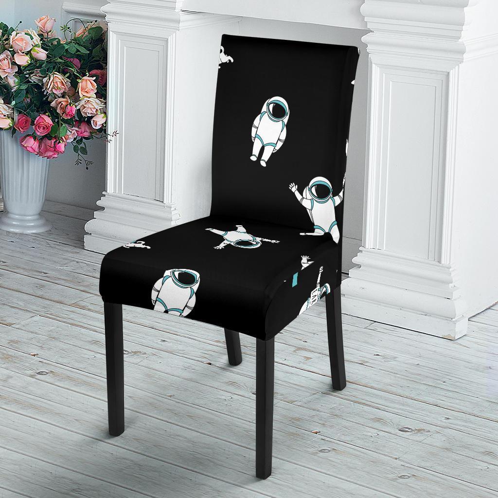 Astronaut Print Pattern Chair Cover-grizzshop