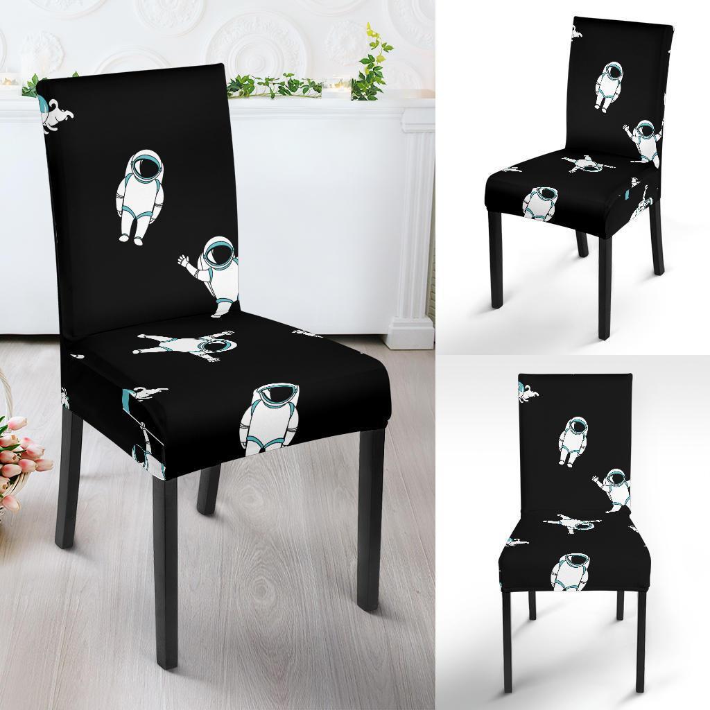 Astronaut Print Pattern Chair Cover-grizzshop