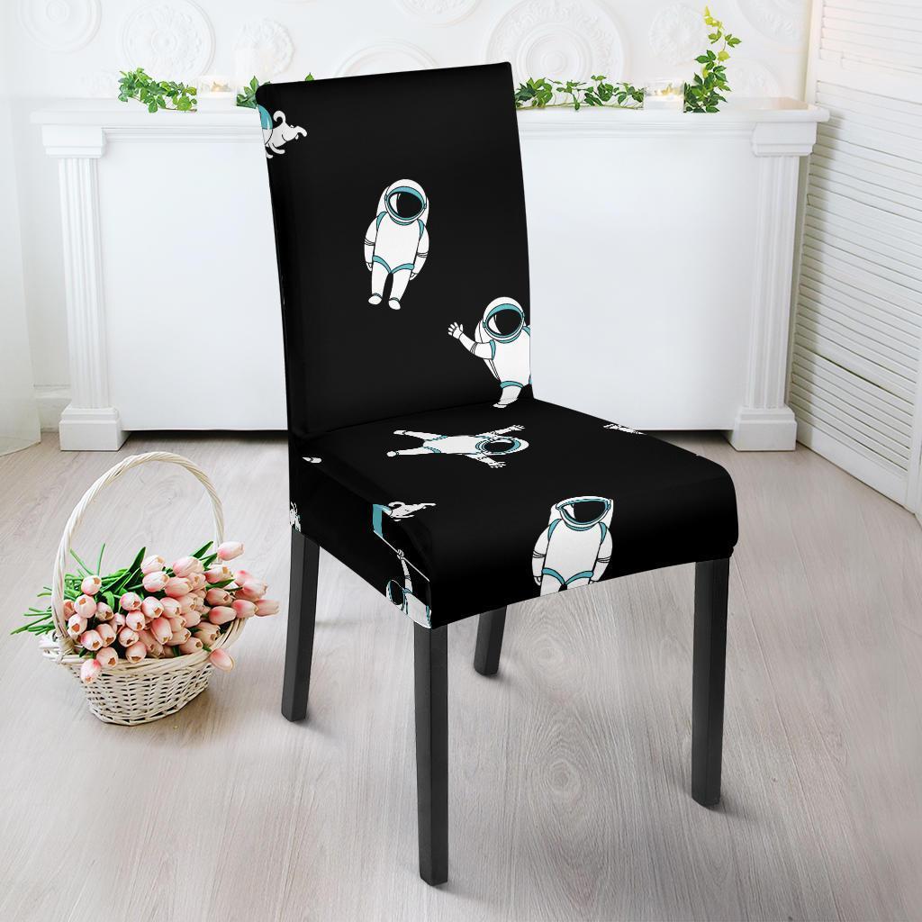 Astronaut Print Pattern Chair Cover-grizzshop