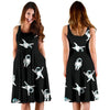 Astronaut Print Pattern Dress-grizzshop