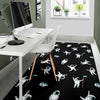 Astronaut Print Pattern Floor Mat-grizzshop