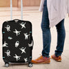 Astronaut Print Pattern Luggage Cover Protector-grizzshop