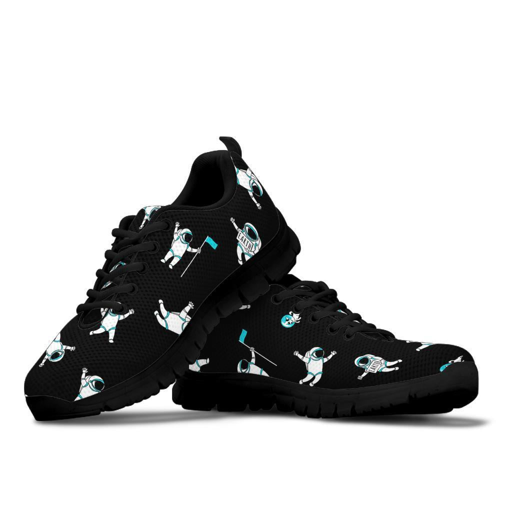 Astronaut Print Pattern Sneaker Shoes For Men Women-grizzshop