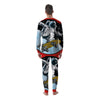 Astronaut Skateboard Print Men's Pajamas-grizzshop