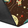 Astronaut Space Pattern Print Floor Mat-grizzshop