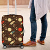 Astronaut Space Pattern Print Luggage Cover Protector-grizzshop