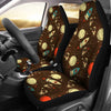 Astronaut Space Pattern Print Universal Fit Car Seat Covers-grizzshop