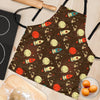 Astronaut Space Pattern Print Women's Apron-grizzshop