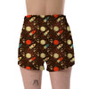 Astronaut Space Pattern Print Women's Shorts-grizzshop